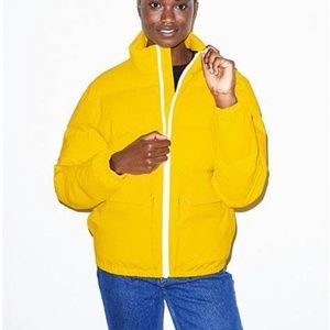 American Apparel Unisex Duckie Puffer Jacket, yellow S